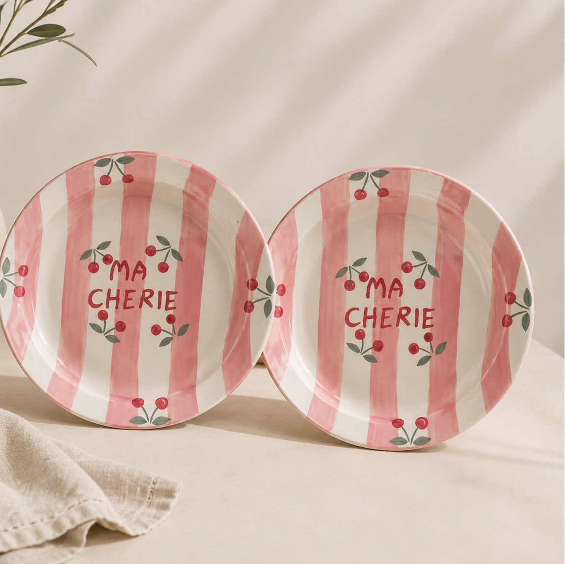 Ma Cherie Pasta Plate Set of 2