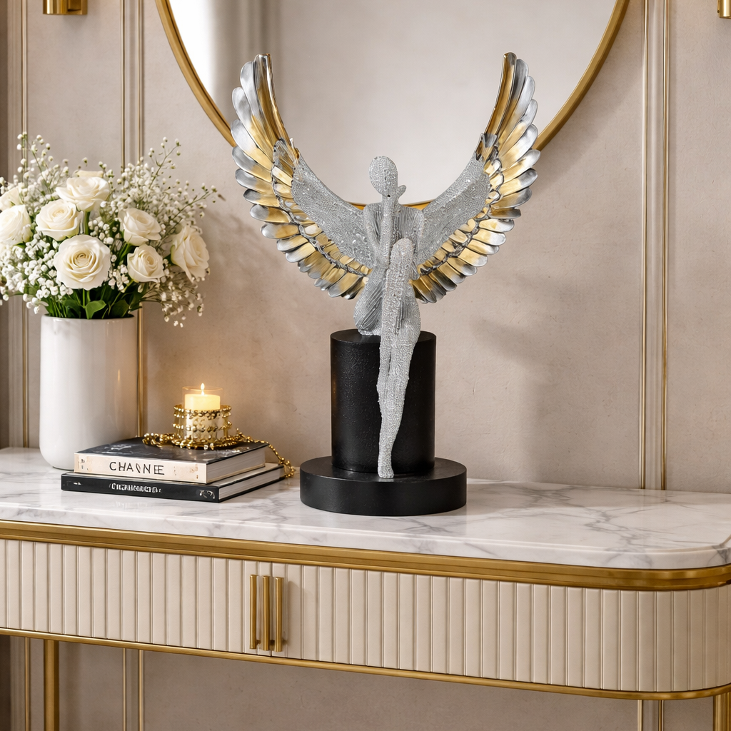 Divine Angel Wing Sculpture – A Symbol of Protection & Positivity