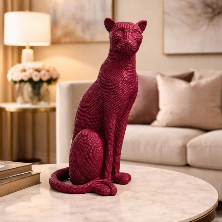 Luxury Cheetah Sculpture
