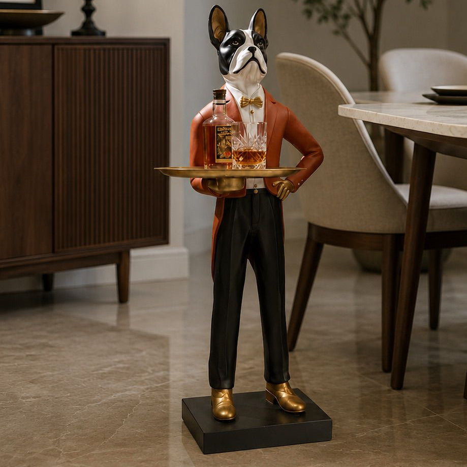 Dog Butler Sculpture
