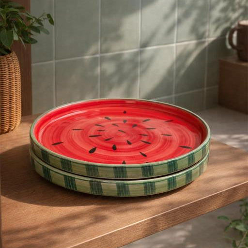 Watermelon Plate Set of 2