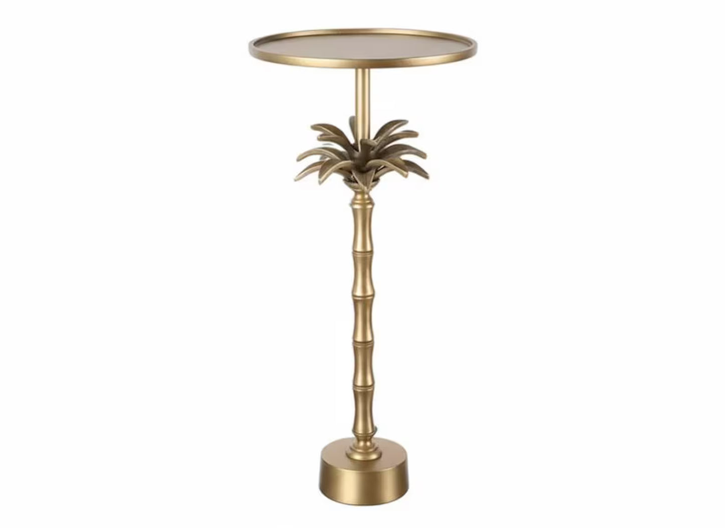 Palm Gold Side Table