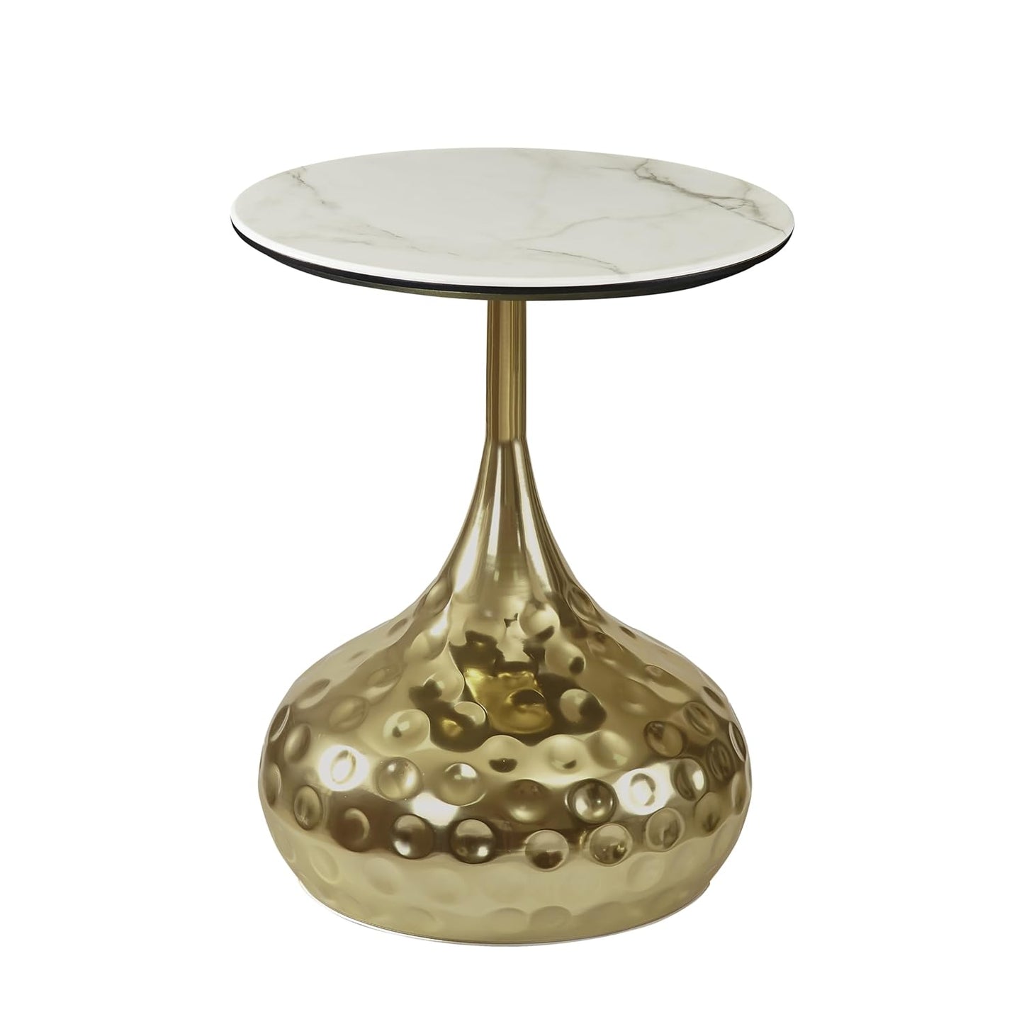 Hammered Side Table