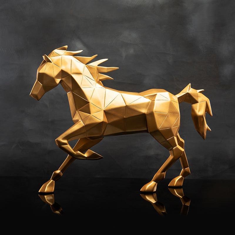 Origami Horse sculpture