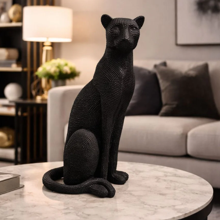 Luxury Cheetah Sculpture