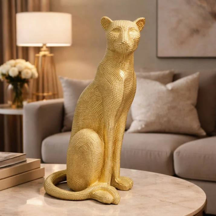 Luxury Cheetah Sculpture