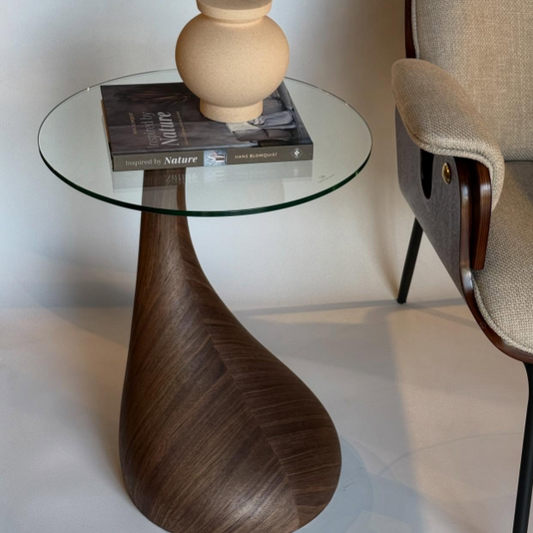 LUNA VENEER SIDE TABLE