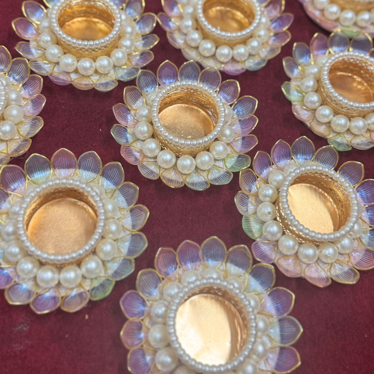 Pearl Tealight Set of 6