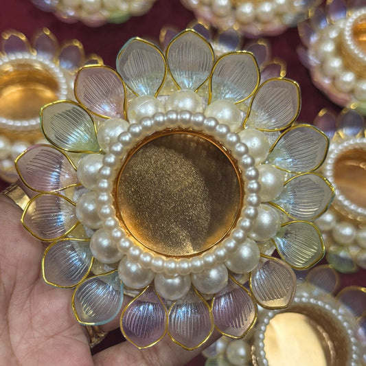 Pearl Tealight Set of 6