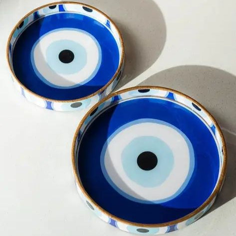 Evil Eye Platter Set of 2