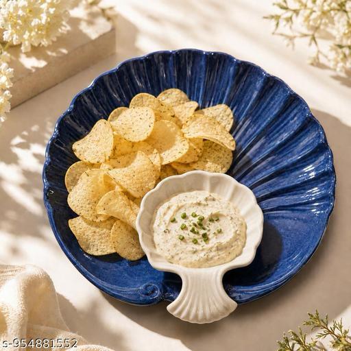 Scallop Shell Shaped Serving Plate