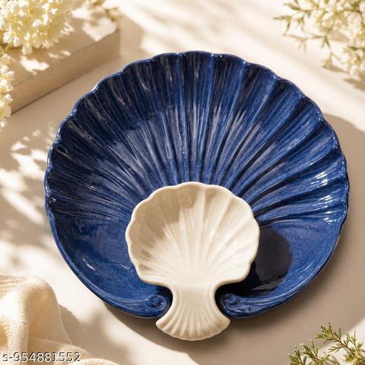Scallop Shell Shaped Serving Plate