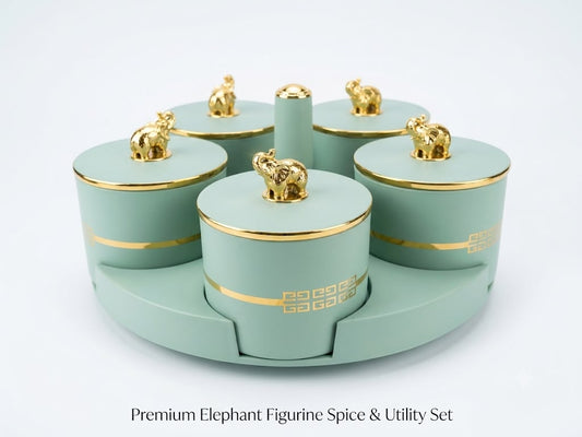 Revolving Jar Set with Tray
