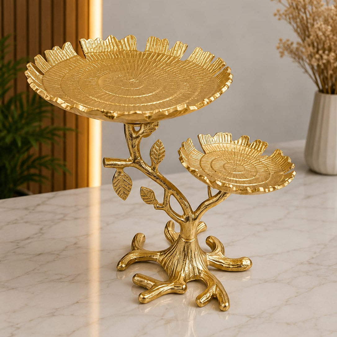 2 Tier Handcrafted Platter