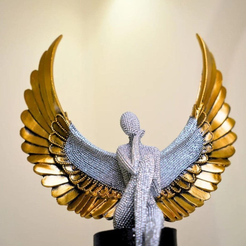 Divine Angel Wing Sculpture – A Symbol of Protection & Positivity
